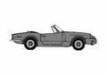 Blueprint Triumph Spitfire 1500 MK IV Cabriolet 1974 A4 Photo Print
