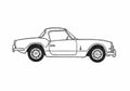 Blueprint Triumph Spitfire MK IV Coupe 1969 A4 Photo Print