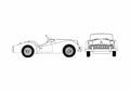 Blueprint Triumph TR3 A Roadster 1957 A4 Photo Print
