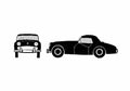 Blueprint Triumph TR3 Coupe 1969 A4 Photo Print