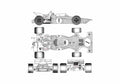 Blueprint Tyrrell 001 F1 OW 1970 A4 Photo Print