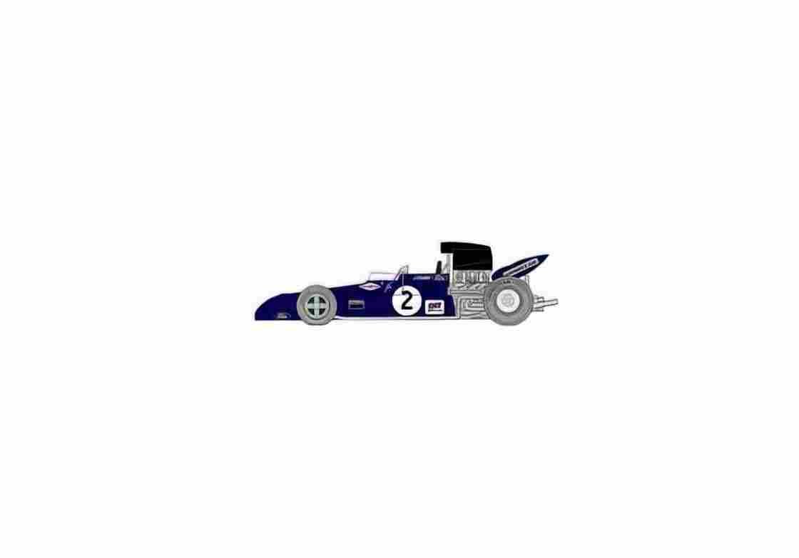 Blueprint Tyrrell 003 Ford F1 OW 1971 01 A4 Photo Print