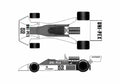 Blueprint Tyrrell 007 F1 OW 1976 A4 Photo Print