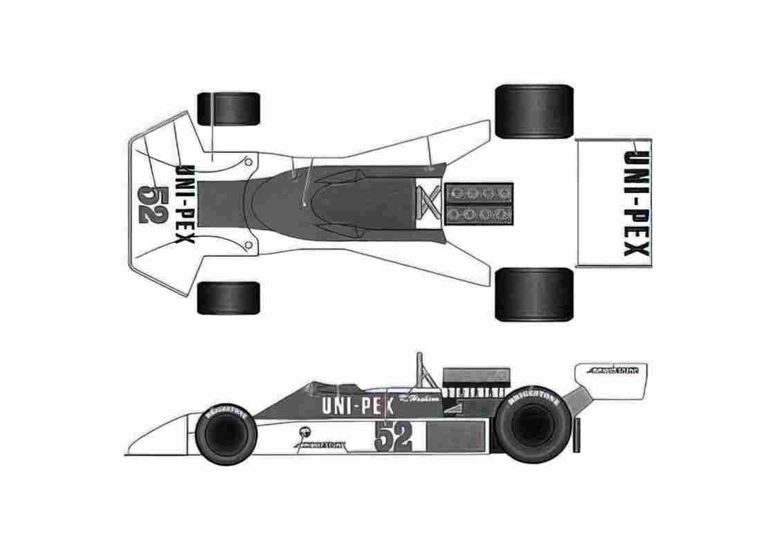 Blueprint Tyrrell 007 Japan GP OW 1976 A4 Photo Print