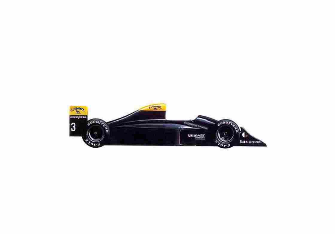 Blueprint Tyrrell 017 F1 OW 1988 01 A4 Photo Print