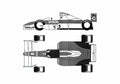 Blueprint Tyrrell 019 Japan GP OW 1990 A4 Photo Print