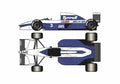 Blueprint Tyrrell 020B Ilmor F1 OW 1992 A4 Photo Print