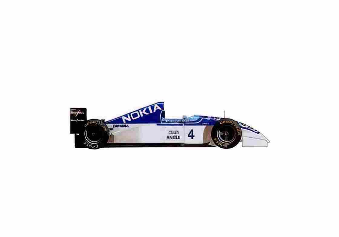 Blueprint Tyrrell 023 F1 OW 1995 01 A4 Photo Print