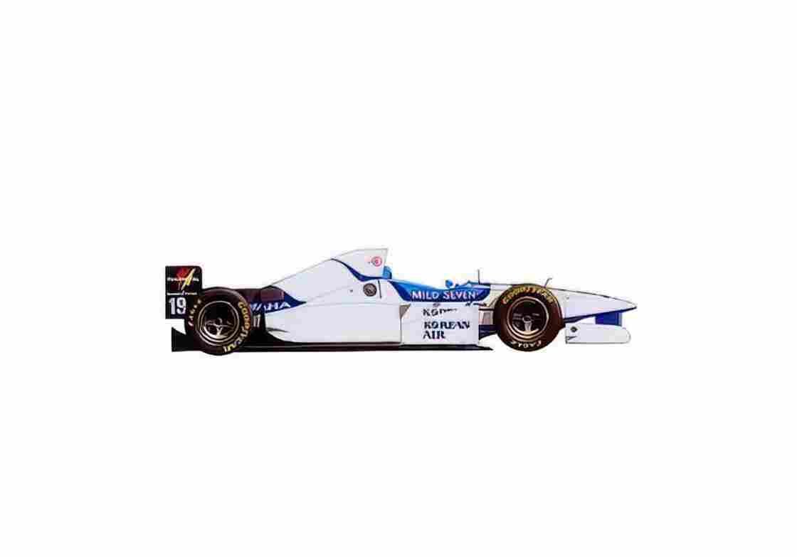 Blueprint Tyrrell 024 F1 OW 1996 01 A4 Photo Print