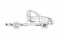 Blueprint UAZ 2360 Truck 2004 A4 Photo Print
