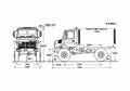 Blueprint Unimog U2150 L Truck A4 Photo Print