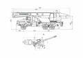 Blueprint Ural 4320 Chelyabinetz Truck 1977 A4 Photo Print