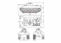 Blueprint VK 16.02 Leopard 01 A4 Photo Print