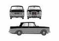 Blueprint Vanden Plas Princess 3 Litre Mk 2 Sedan 1961 A4 Photo Print