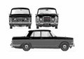 Blueprint Vanden Plas Princess R 4 Litre Sedan 1964 A4 Photo Print
