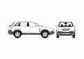 Blueprint Vauxhall Antara SUV 2007 A4 Photo Print