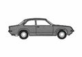 Blueprint Vauxhall Chevette Sedan 1979 A4 Photo Print