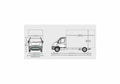 Blueprint Vauxhall Movano LWB Chassis Cab Truck 2009 01 A4 Photo Print