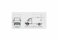 Blueprint Vauxhall Movano MWB Chassis Cab Truck 2009 01 A4 Photo Print