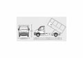 Blueprint Vauxhall Movano MWB Tipper Chassis Cab Cage Truck 2009 01 A4 Photo Print
