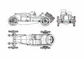 Blueprint Vauxhall TT OW 1922 A4 Photo Print