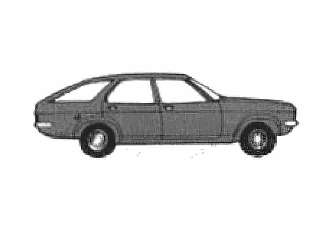 Blueprint Vauxhall VX Estate Wagon 1979 A4 Photo Print
