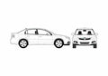 Blueprint Vauxhall Vectra Sedan 2007 A4 Photo Print