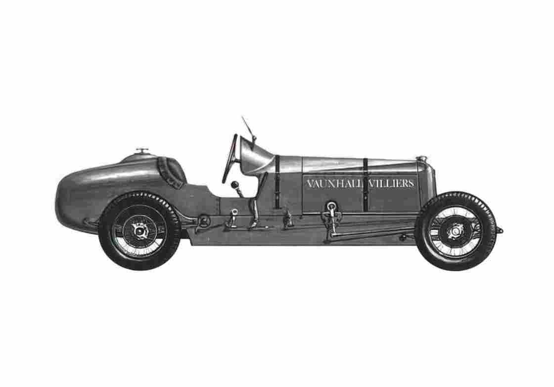 Blueprint Vauxhall Villiers OW 1928 A4 Photo Print