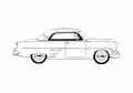 Blueprint Victoria Hardtop Coupe 1954 A4 Photo Print