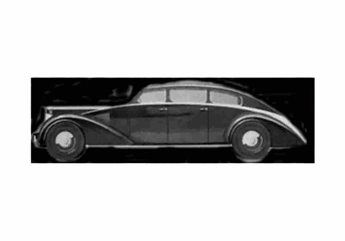 Blueprint Voisin C26 Sedan 1934 A4 Photo Print