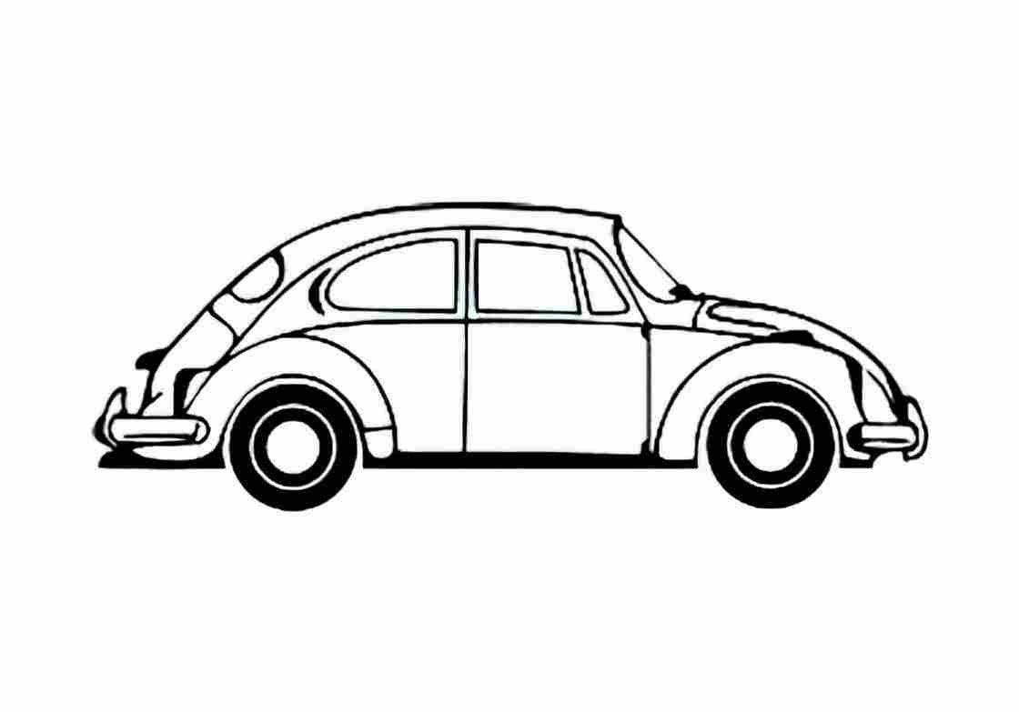Blueprint Volkswagen Beetle 1303 Coupe 1973 A4 Photo Print