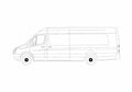 Blueprint Volkswagen Crafter Van 2008 A4 Photo Print