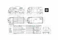 Blueprint Volkswagen Microbus Bus 1947 A4 Photo Print