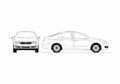 Blueprint Volkswagen Passat VI B6) Sedan 2007 A4 Photo Print