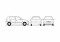 Blueprint Volkswagen Polo III 6N) 5 door Hatchback 1995 A4 Photo Print