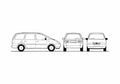Blueprint Volkswagen Sharan 1 Minivan 1998 A4 Photo Print