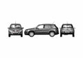 Blueprint Volkswagen Tiguan SUV 2008 A4 Photo Print