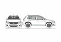 Blueprint Volkswagen Tiguan SUV 2010 A4 Photo Print