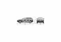 Blueprint Volkswagen Touareg SUV 2006 01 A4 Photo Print