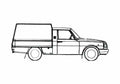 Blueprint Wartburg 13 SUV 1985 A4 Photo Print