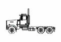 Blueprint Western Star 4900EX Truck 2005 A4 Photo Print