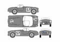 Blueprint ac ace bristol lm 1960 01 A4 Photo Print