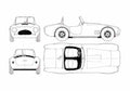 Blueprint ac cobra 289 1963 01 A4 Photo Print