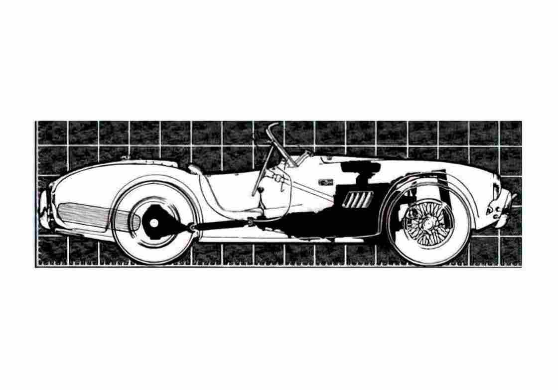 Blueprint ac cobra 289 1964 01 A4 Photo Print