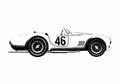 Blueprint ac cobra 289 le mans 1964 01 A4 Photo Print