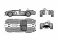 Blueprint ac cobra 427 1965 01 A4 Photo Print