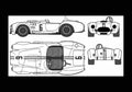 Blueprint ac cobra 427 1966 01 A4 Photo Print