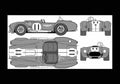 Blueprint ac cobra racing A4 Photo Print
