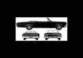 Blueprint acadian beaumont custom convertible 1966 01 A4 Photo Print