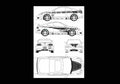 Blueprint acura rsx type s 01 01 A4 Photo Print
